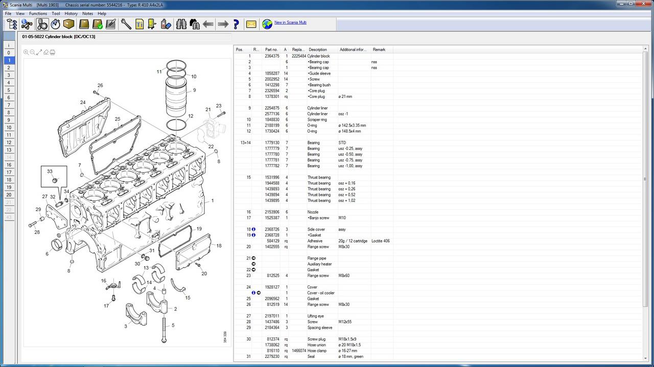 Repair-Parts - Scania Multi [03.2019] Spare parts Catalog & Service ...